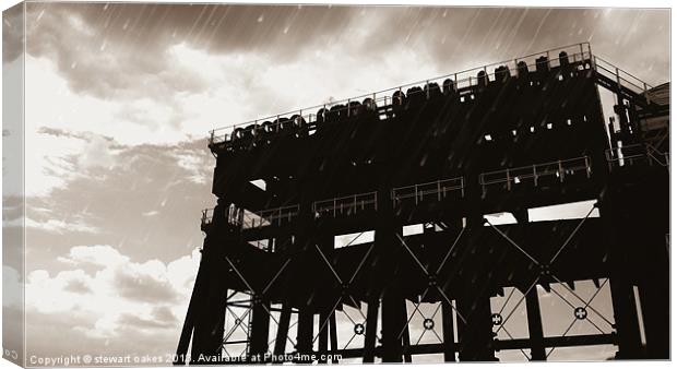 Anderton boat lift  1 Canvas Print by stewart oakes