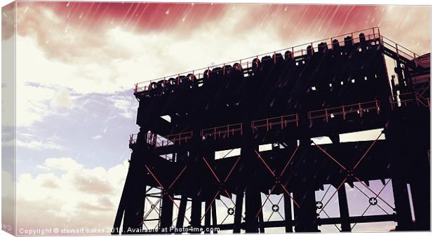 Anderton boat lift 2 Canvas Print by stewart oakes