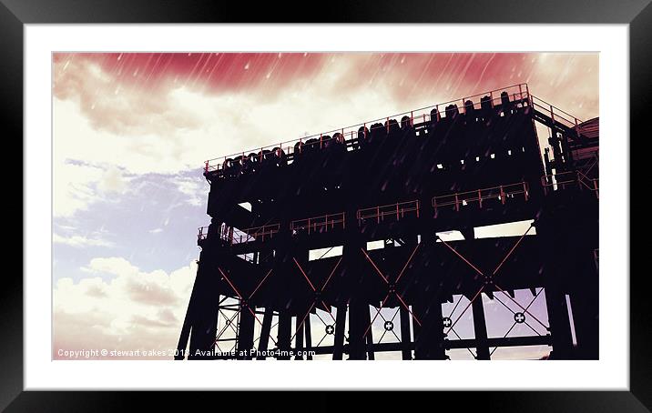Anderton boat lift 2 Framed Mounted Print by stewart oakes