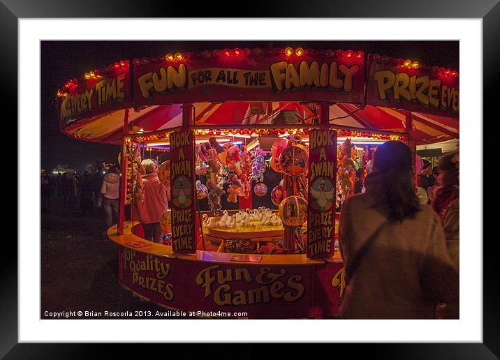 Fun at the Fair Framed Mounted Print by Brian Roscorla