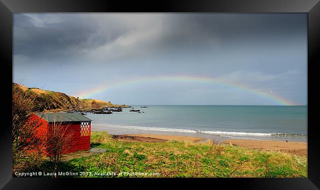 A Rainbows Moment Framed Print by Laura McGlinn Photog