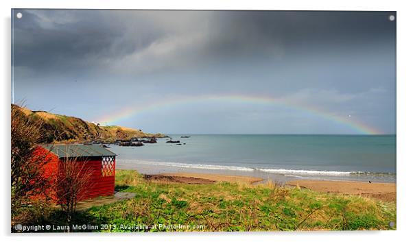 A Rainbows Moment Acrylic by Laura McGlinn Photog