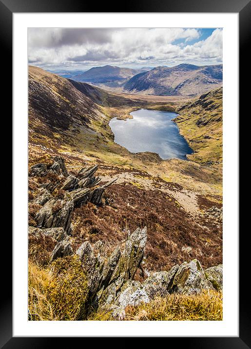 Ffynnon Llugwy Reservoir, Snowdonia Framed Mounted Print by Phil Tinkler