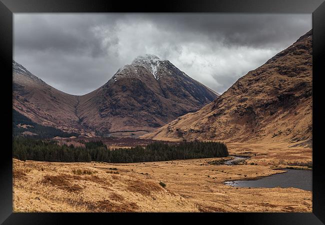 How Deep is Your Valley Framed Print by Gary Finnigan