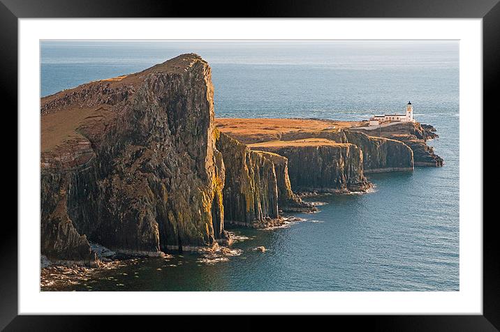Neist Point Lighthouse Framed Mounted Print by Jack Byers
