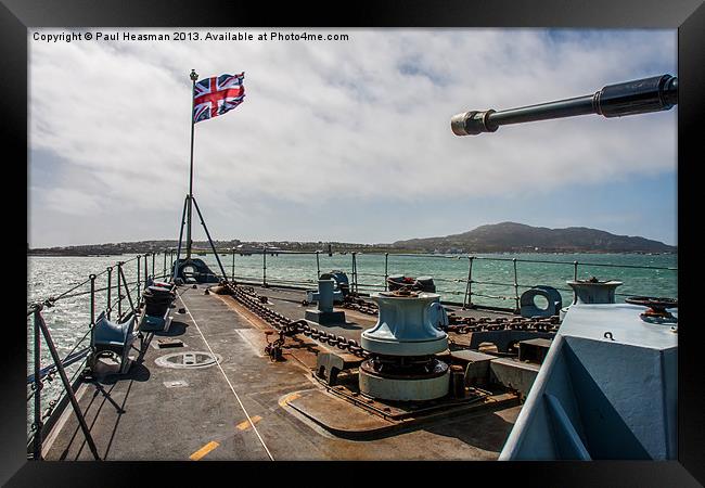 HMS St Albans Framed Print by P H