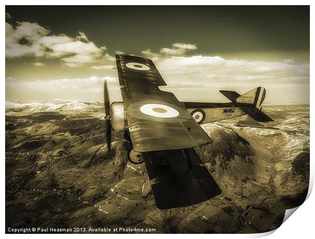 Sopwith Pup Fighter Print by P H