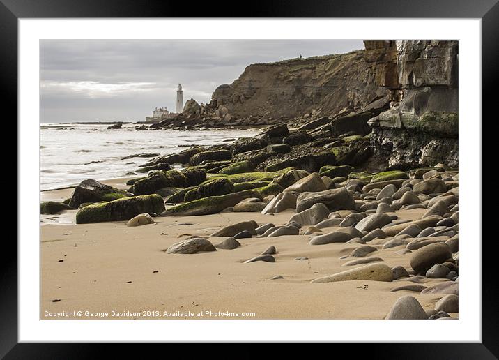 Rocky View 1 Framed Mounted Print by George Davidson