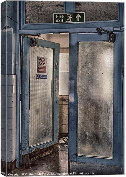 Fire Exit Canvas Print by Graham Moore