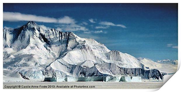 Cape Hallett Antarctica Print by Carole-Anne Fooks
