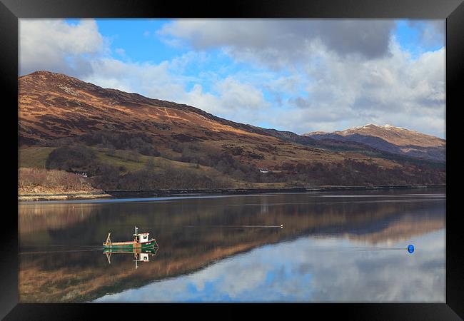 Loch Carron Framed Print by Gary Finnigan