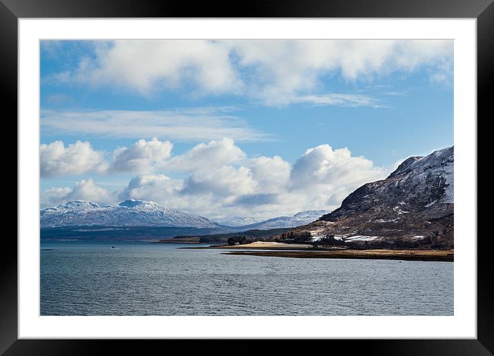 The Cuillins Framed Mounted Print by Gary Finnigan