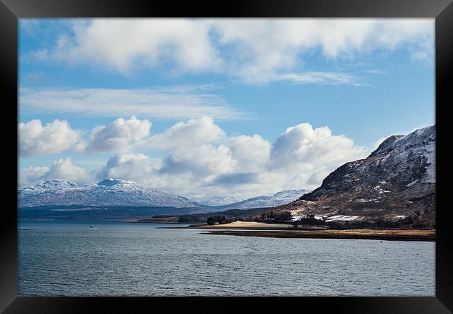 The Cuillins Framed Print by Gary Finnigan