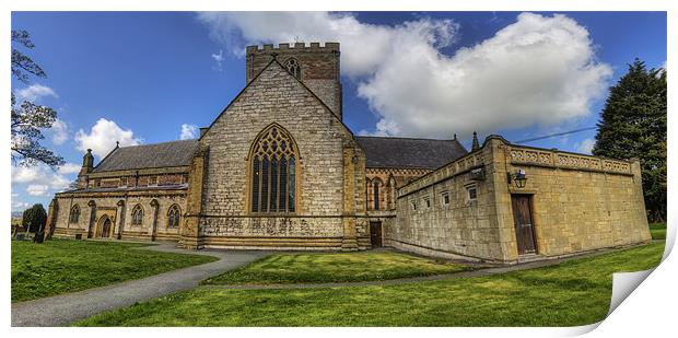 Welsh Cathedral Print by Ian Mitchell