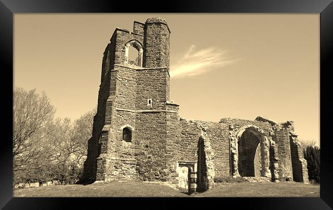St Marys Church Clophill Framed Print by Donna Townsend