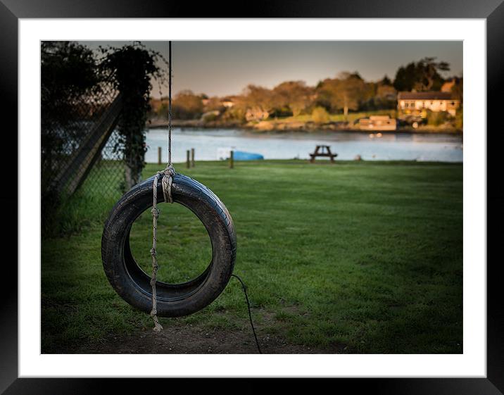 Swing down by the creek Framed Mounted Print by Ian Johnston  LRPS