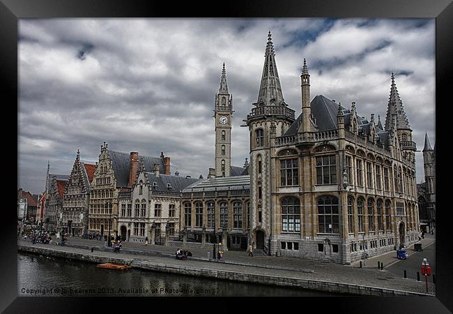 ghent post office Framed Print by Jo Beerens