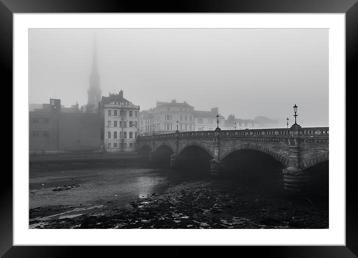 Lampposts Framed Mounted Print by Gary Finnigan