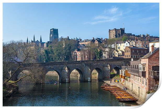 Durham city Print by Gary Finnigan