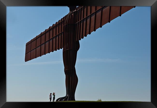Angel of the North Framed Print by Gary Finnigan