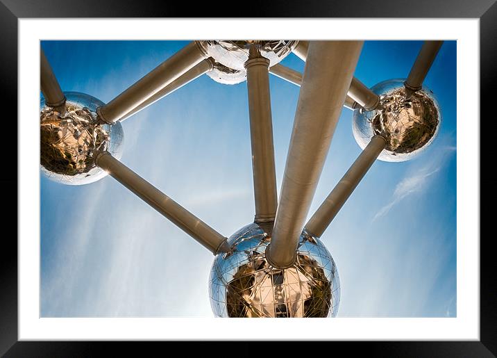 Brussels Atomium Framed Mounted Print by Stephen Mole