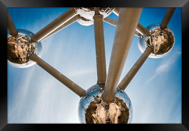 Brussels Atomium Framed Print by Stephen Mole
