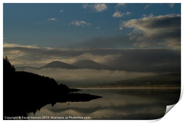Loch Doon Tranquility Print by David Hancox