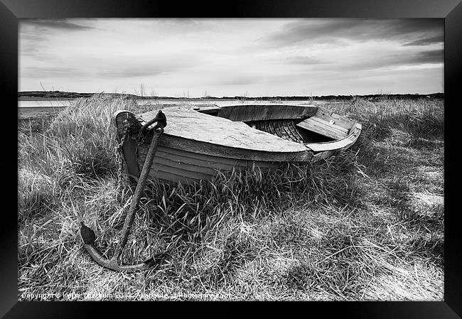 Old Boat Framed Print by Keith Thorburn EFIAP/b