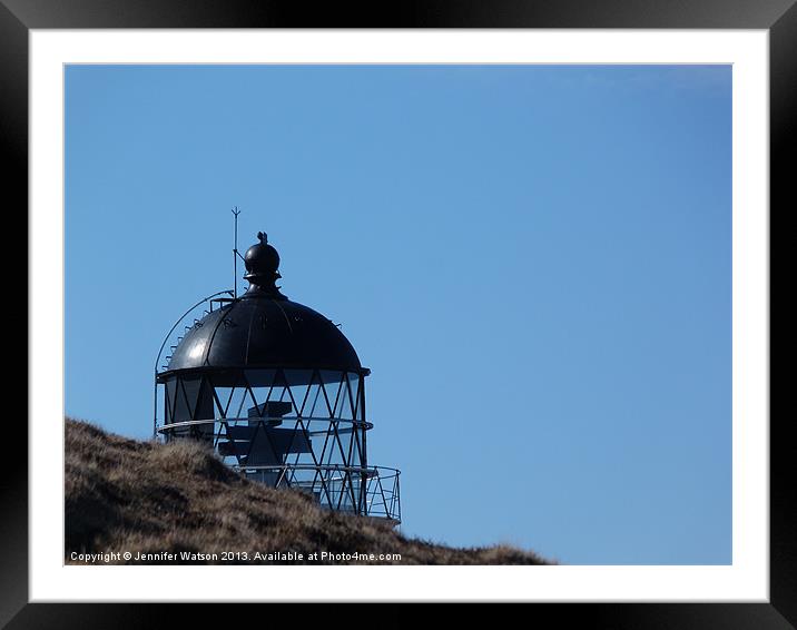 Rubha Reidh Lighthouse 2 Framed Mounted Print by Jennifer Henderson