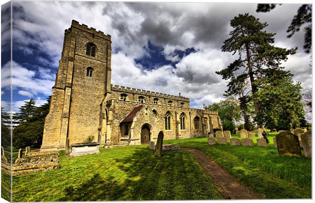 St Peter And St Mary Magdalene, Fordham Canvas Print by Darren Burroughs