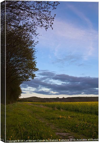 English Countryside Canvas Print by Graham Custance
