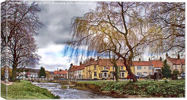 Great Ayton Village Canvas Print by keith sayer