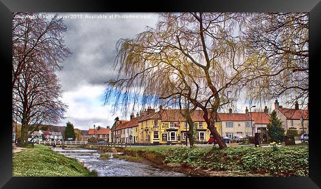 Great Ayton Village Framed Print by keith sayer