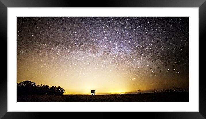 Bradwell Milky Way Framed Mounted Print by jordan whipps