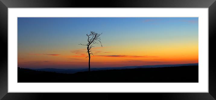 Twilight Framed Mounted Print by Macrae Images