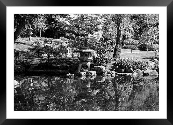 Kyoto japanese Gardens Framed Mounted Print by Dean Messenger