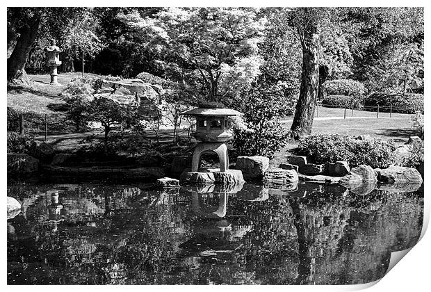 Kyoto japanese Gardens Print by Dean Messenger