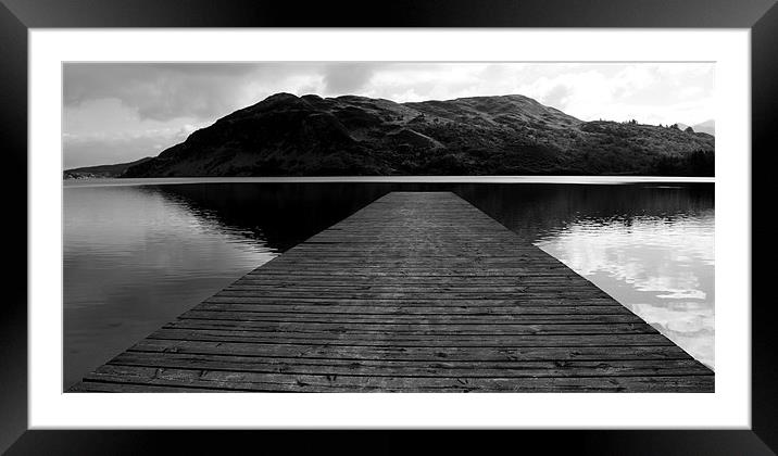 Caragh Lake Framed Mounted Print by barbara walsh