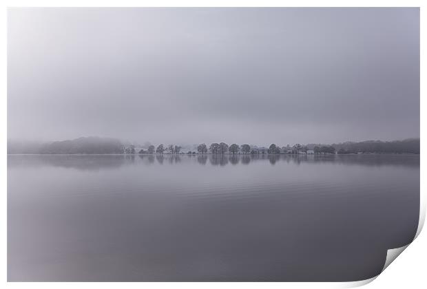 Morning mist Print by Gary Finnigan