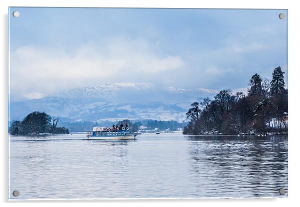 Windermere tour Acrylic by Gary Finnigan