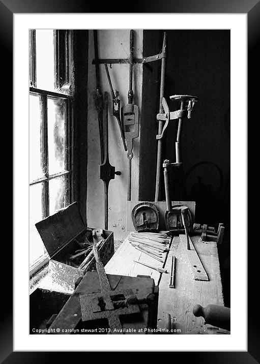 Tools of the Trade Framed Mounted Print by carolyn stewart