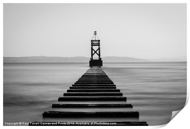 Crosby long exposure Print by Paul Farrell Photography