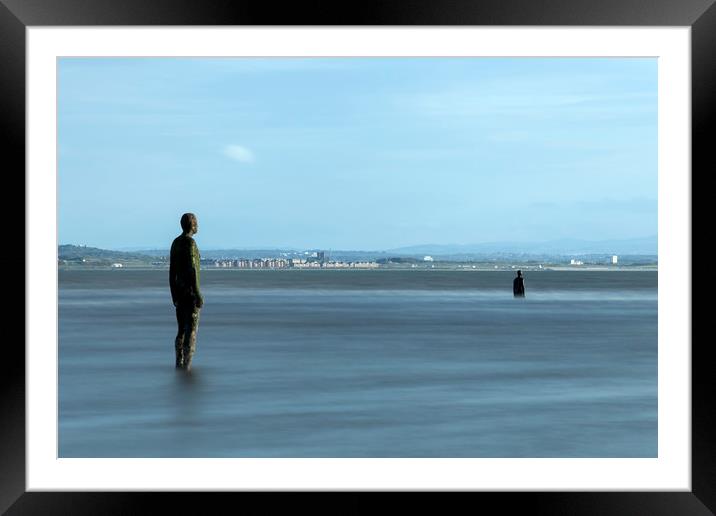You are Not Alone (Another Place) Framed Mounted Print by raymond mcbride