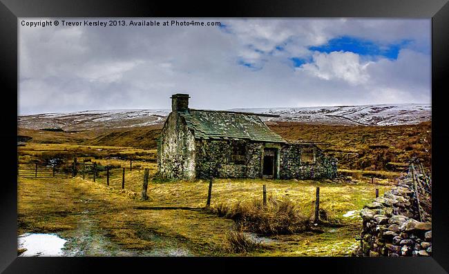 Derilict in the Yorks Dales Framed Print by Trevor Kersley RIP