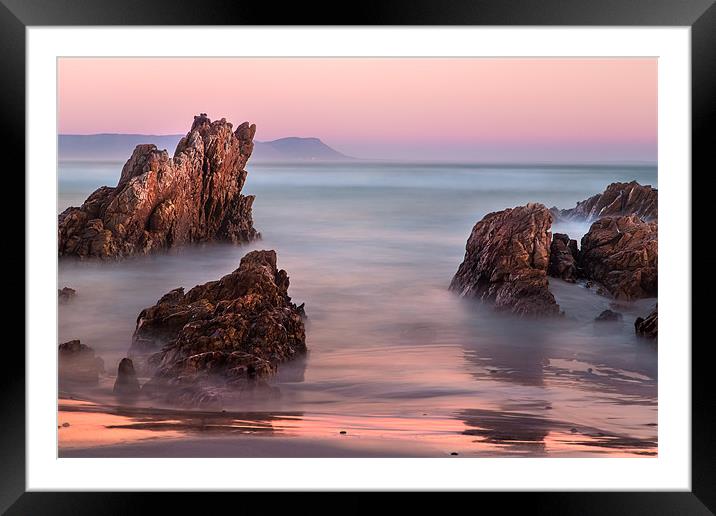 Seascape Framed Mounted Print by Elizma Fourie