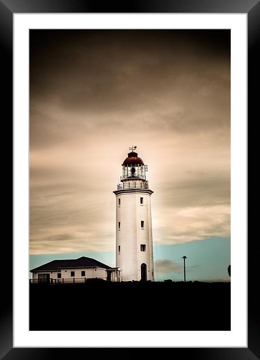 Lighthouse at Dangerpoint Framed Mounted Print by Elizma Fourie