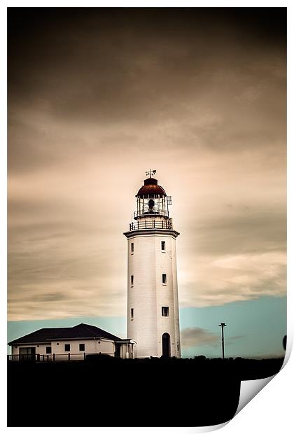 Lighthouse at Dangerpoint Print by Elizma Fourie