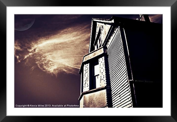 Haunted House Framed Mounted Print by Alexia Miles