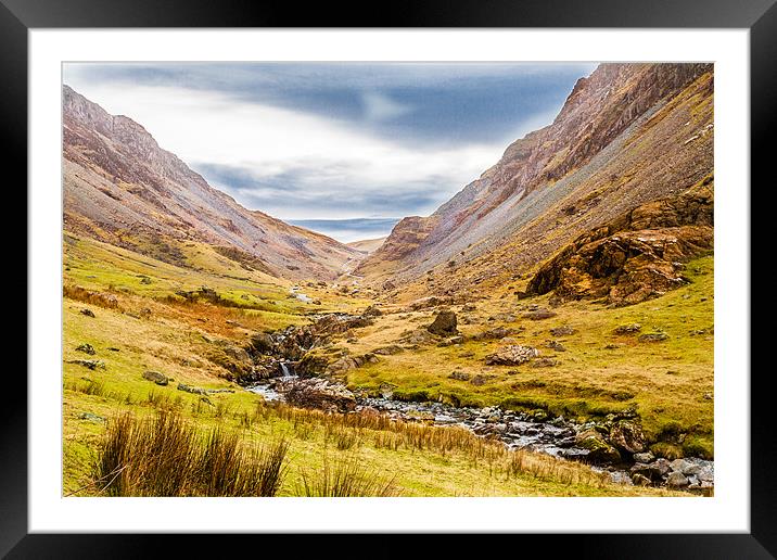 Honister Pass Framed Mounted Print by Gary Finnigan