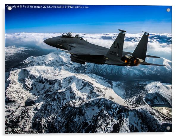 F-15E Strike Eagle Acrylic by P H